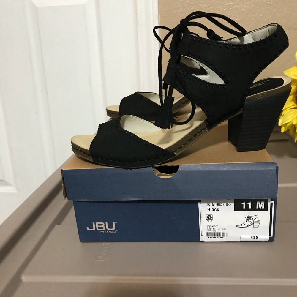 Black heeled Sandals